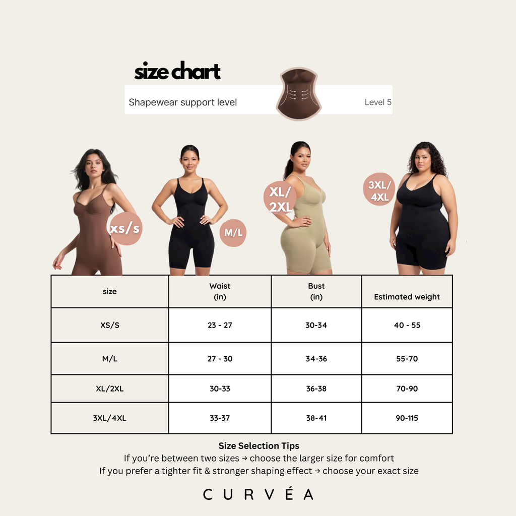 Black CURVÉA Bodyshaper