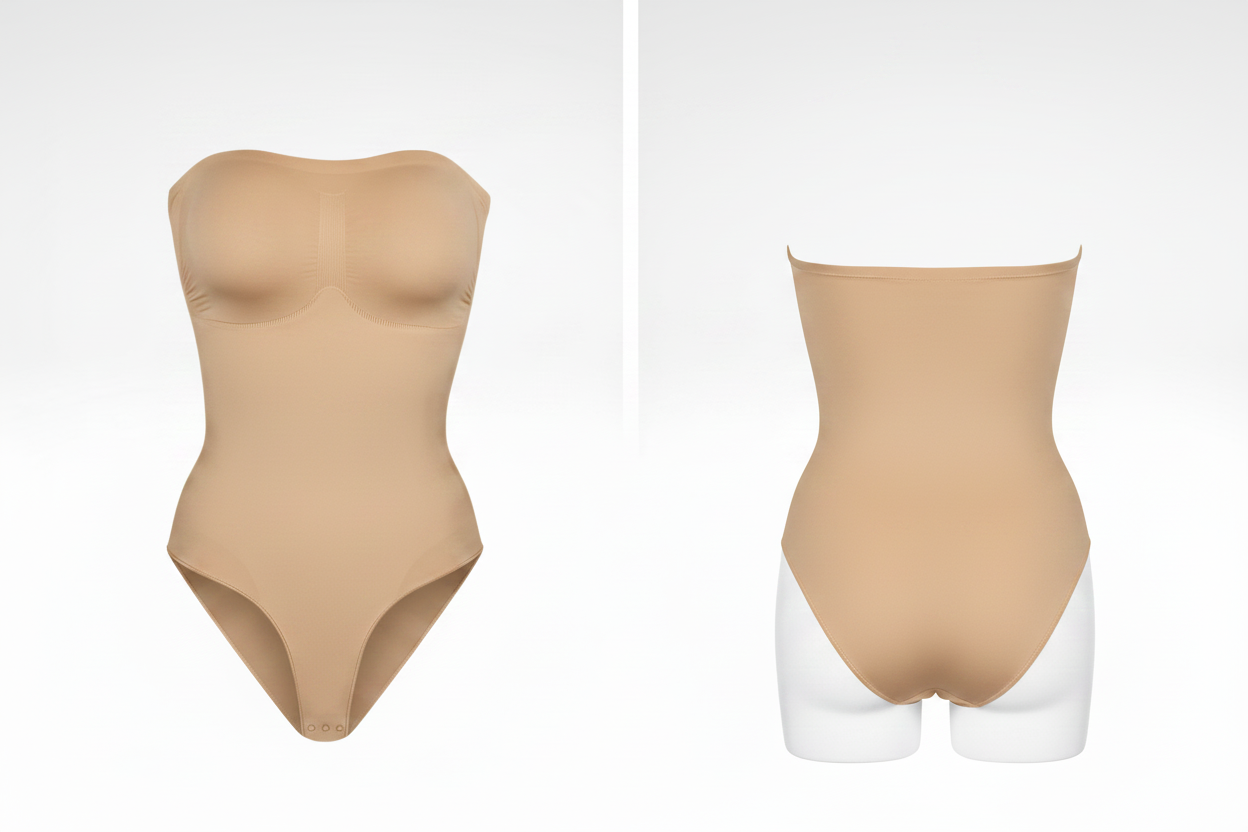 Beige Bodysuit Shapewear