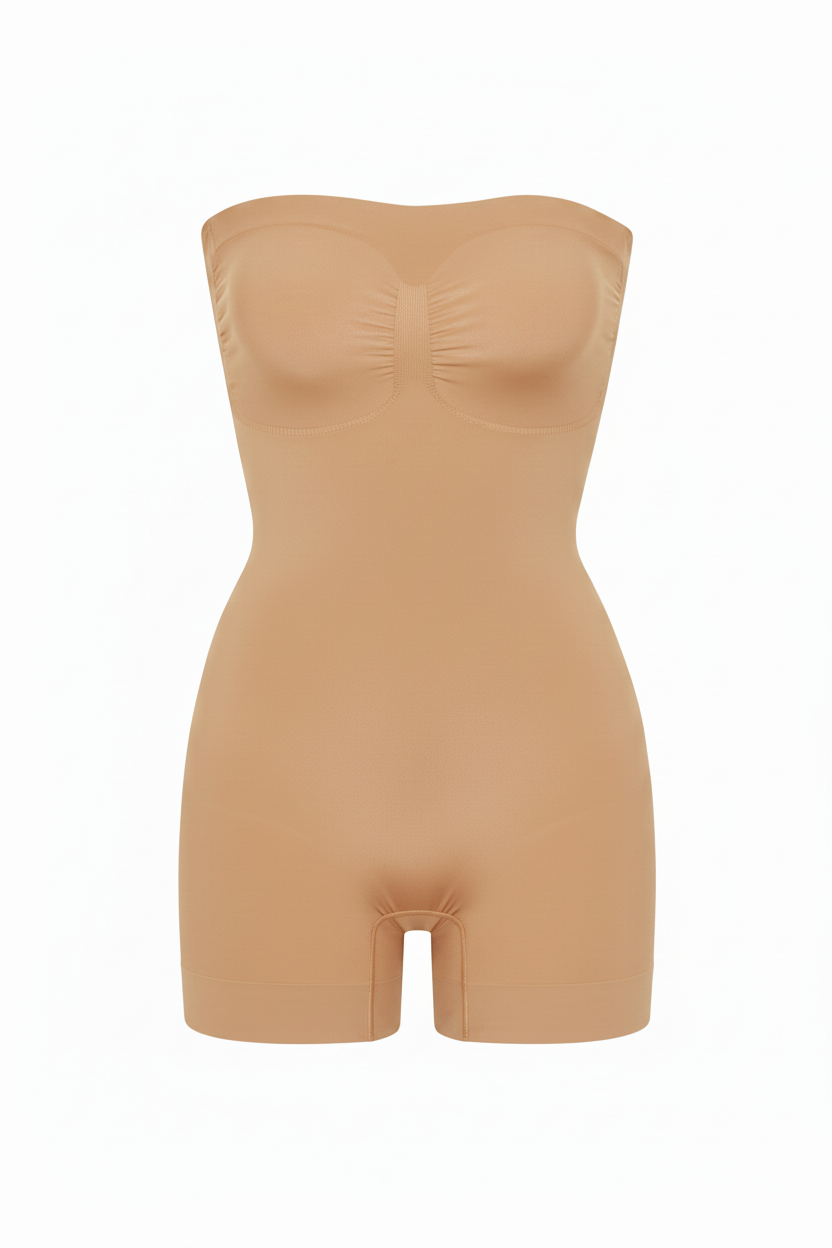 Beige Sand Bodysuit — Brown Style
