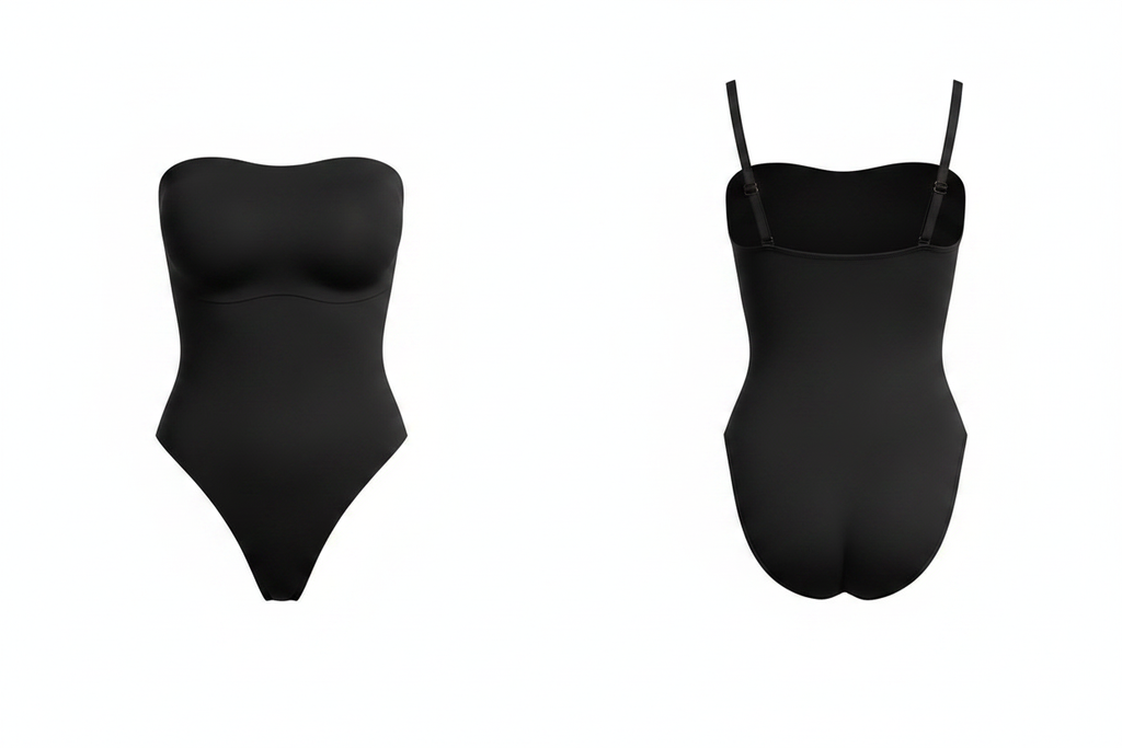 Black Bodysuit Shapewear Product Shot