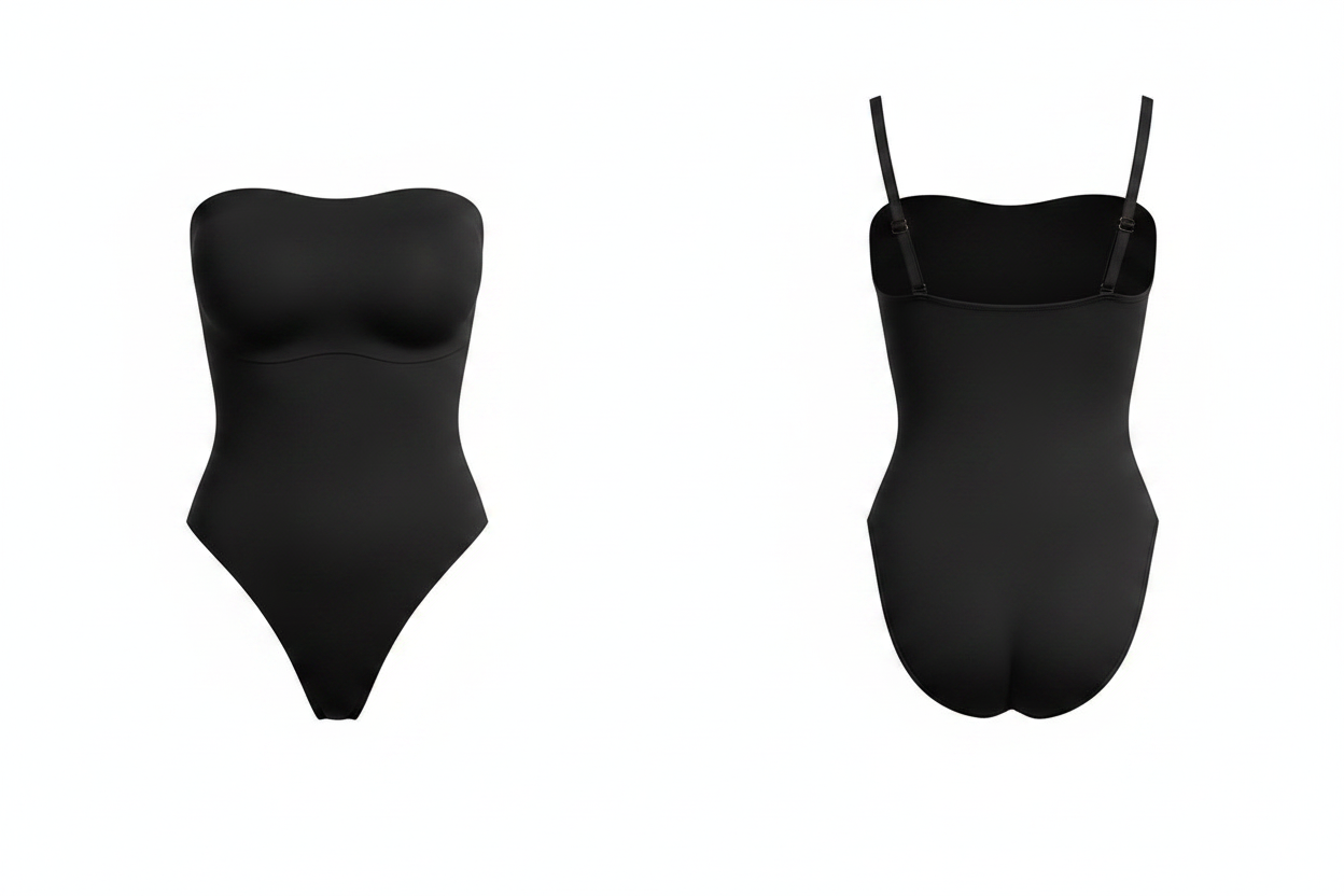 Black Bodysuit Shapewear Product Shot