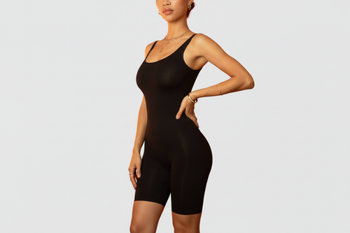 Black shapewear - standing pose
